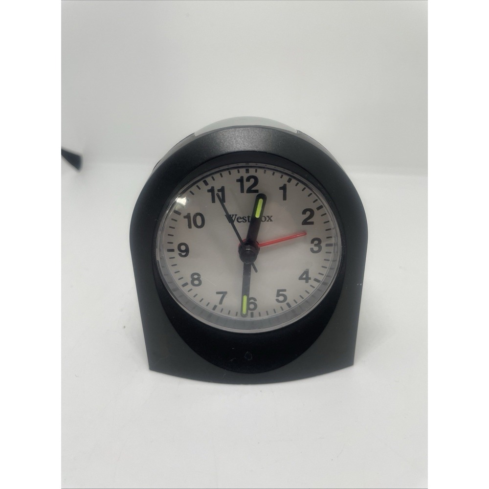 Westclox 3 in.   Black Alarm Clock‎ Analog